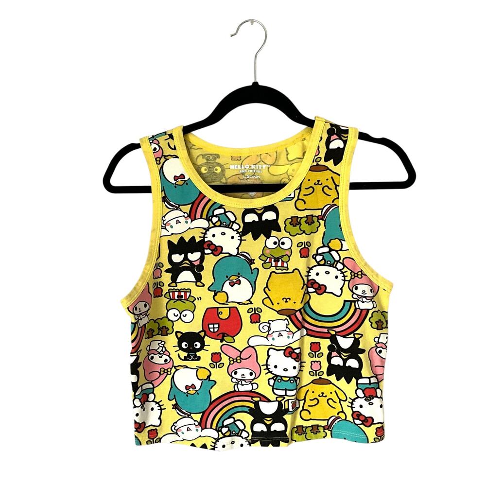 Hello Kitty and Friends Yellow Crop Top: Modern